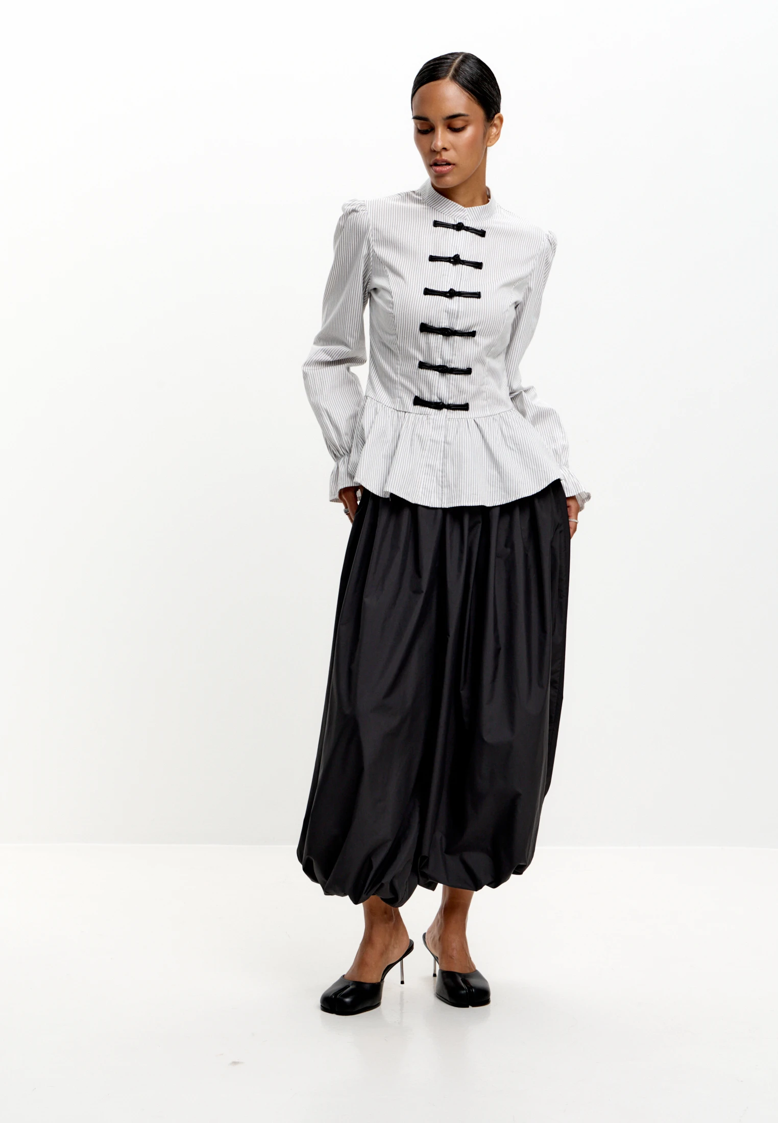 Peplum Shirt — Белый
