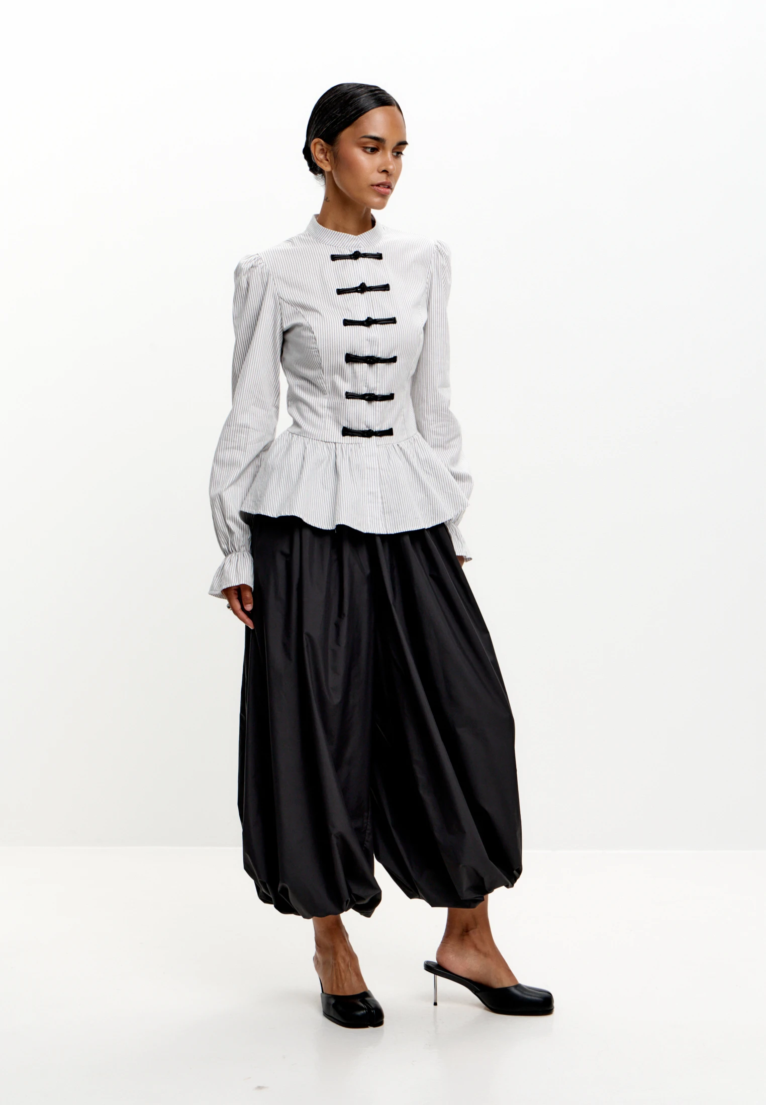 Peplum Shirt — Белый