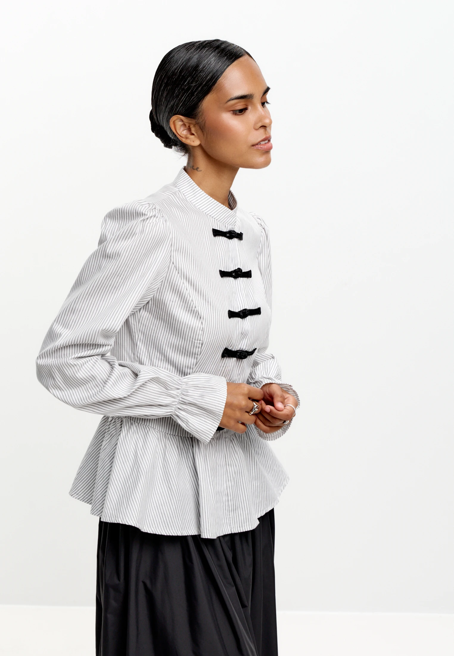 Peplum Shirt — Белый