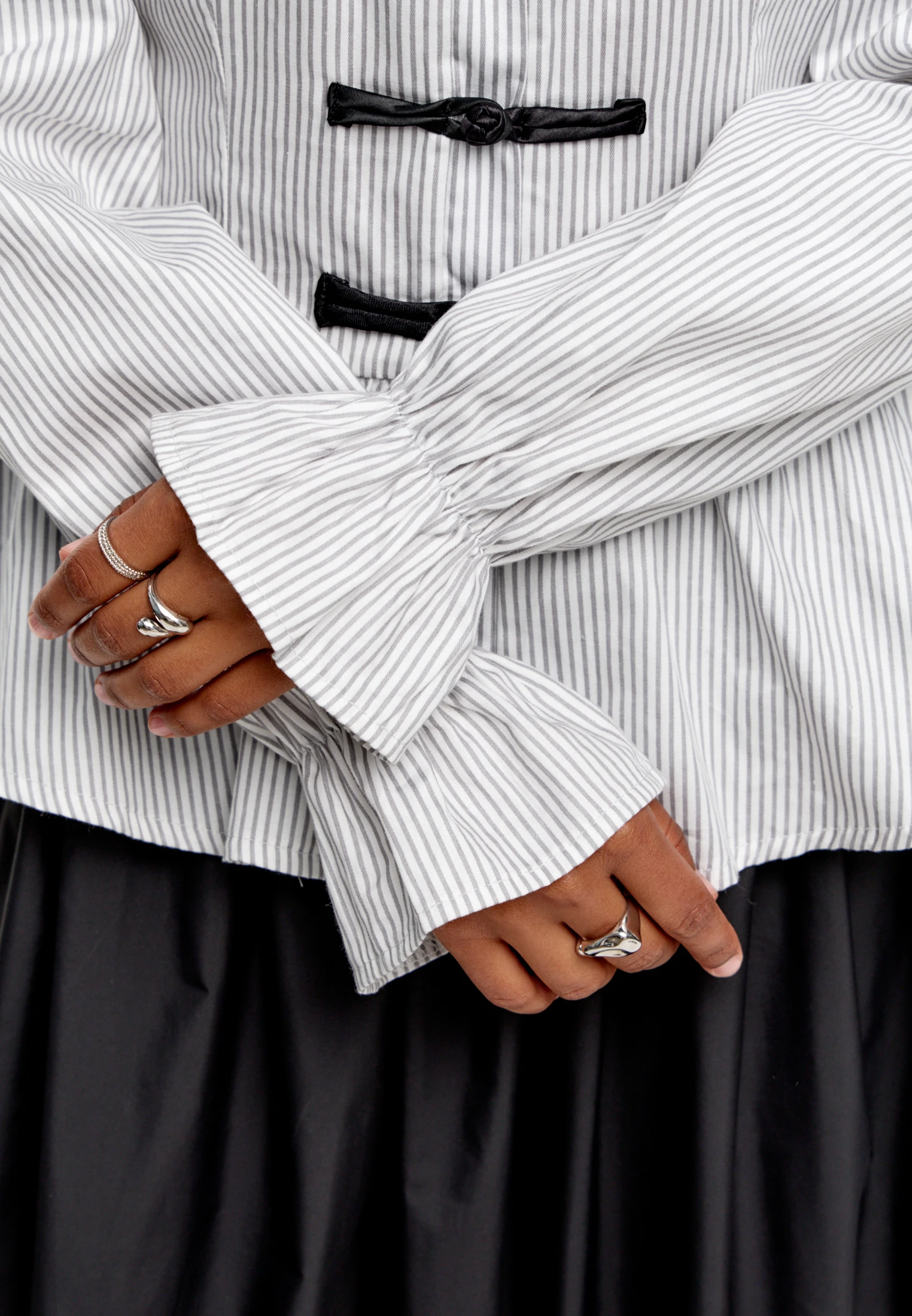 Peplum Shirt — Белый