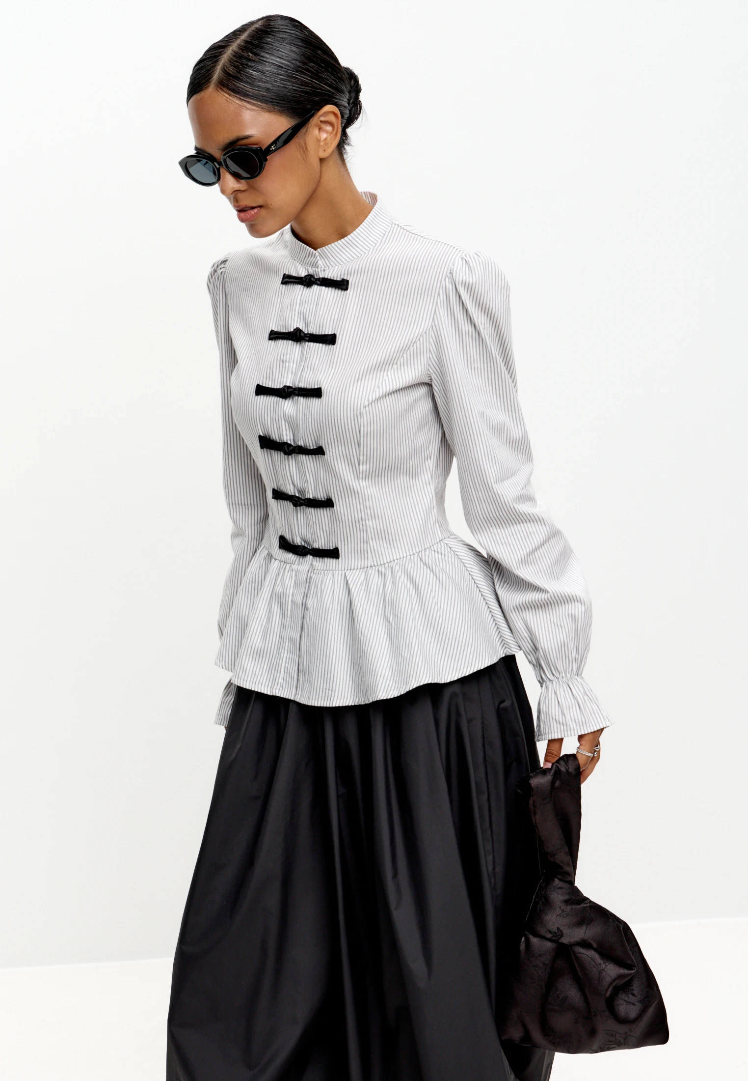Peplum Shirt — Белый