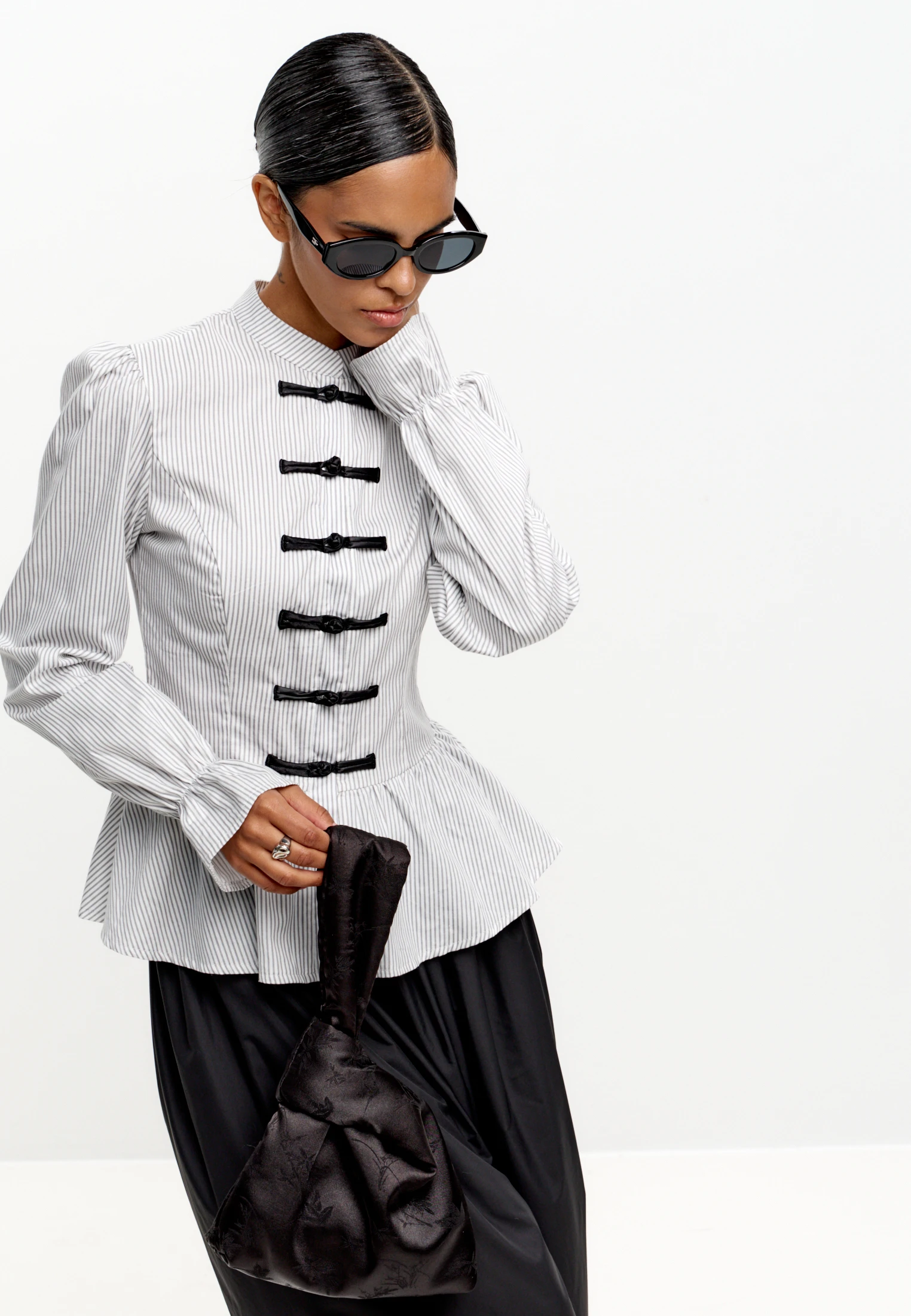 Peplum Shirt — Белый