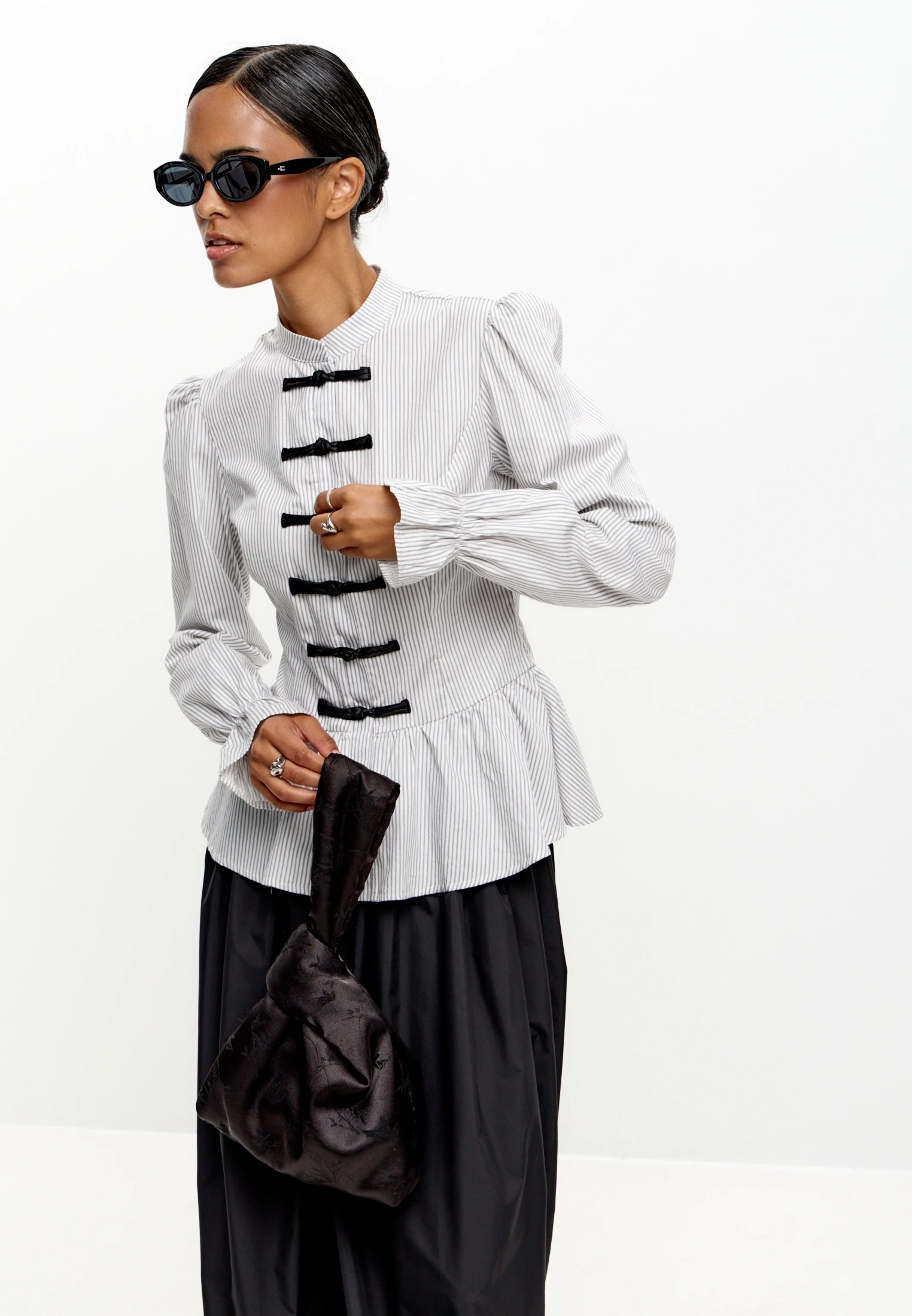 Peplum Shirt — Белый