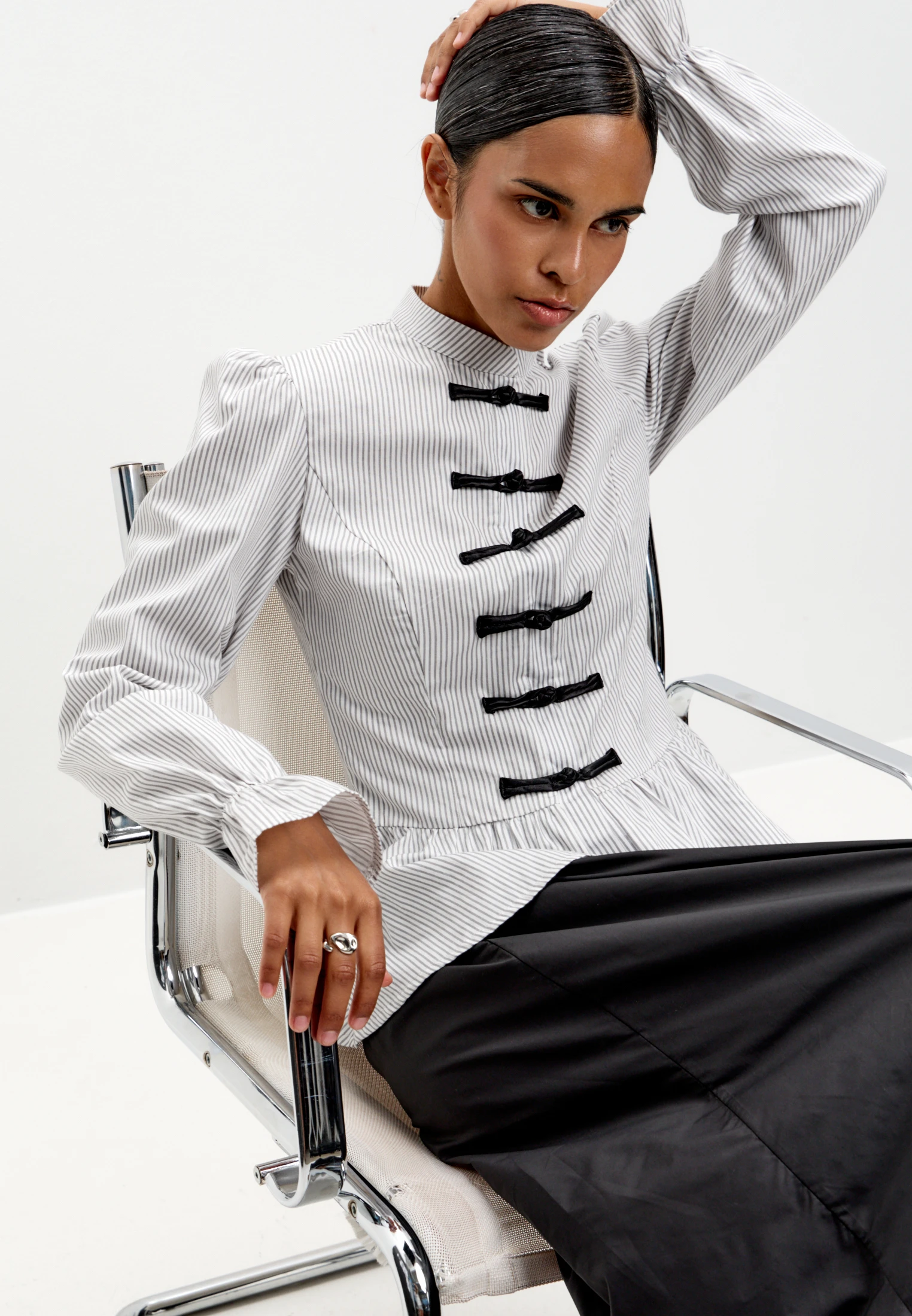 Peplum Shirt — Белый
